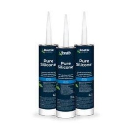 BOSTIK Pure Silicone | Taupe H151 | 10.1oz Color Match 100% Neutral Cure Waterproof Silicone Caulk/Sealant for Kitchen & Bath | UV & Mildew Resistant, Shrink & Crack Resistant | 1 Cartridge