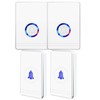 USUPERINK Wireless Door Bell for Home,Battery Operated Door Bell,Remote Doorbell