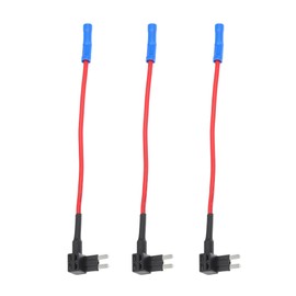 X AUTOHAUX Automotive Truck SUV Car Blade Style Fuse Holder Tap Adapter Connector 12/32V 50A Durable | Fuse Tap Adapter 3 Pcs for Car