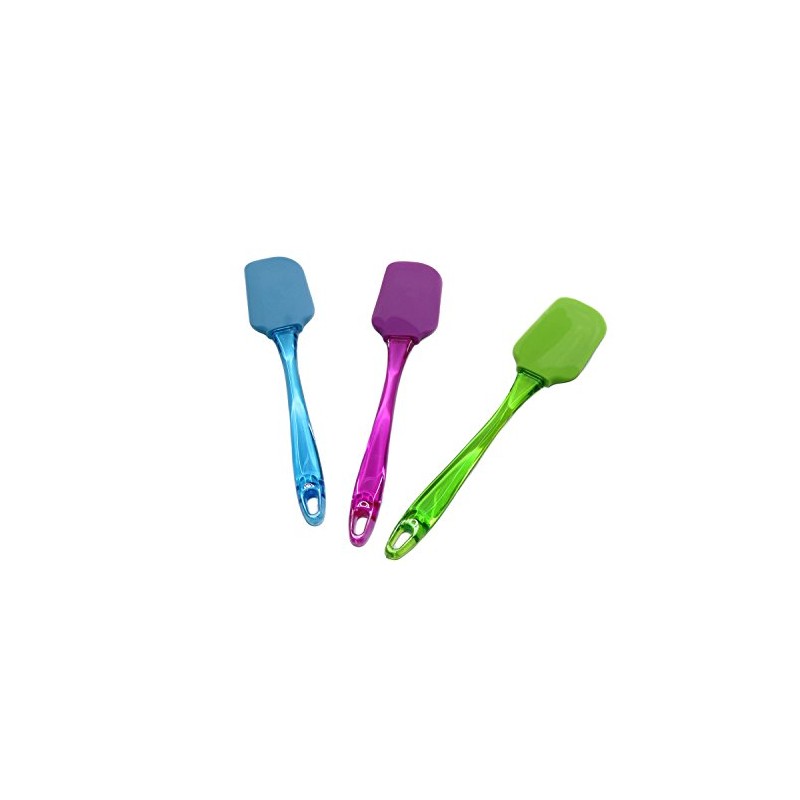 RMB® Set of 3 Dough Scrapers, Paste/Cream Distributor Ladle, Colourful,
