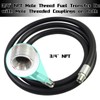 MENAITEK 3/4" x 10' Fuel Transfer Hose Three Protective Layers