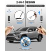 EVOOOR 1F7 Classic Silver Metallic Touch Up Paint Compatible with