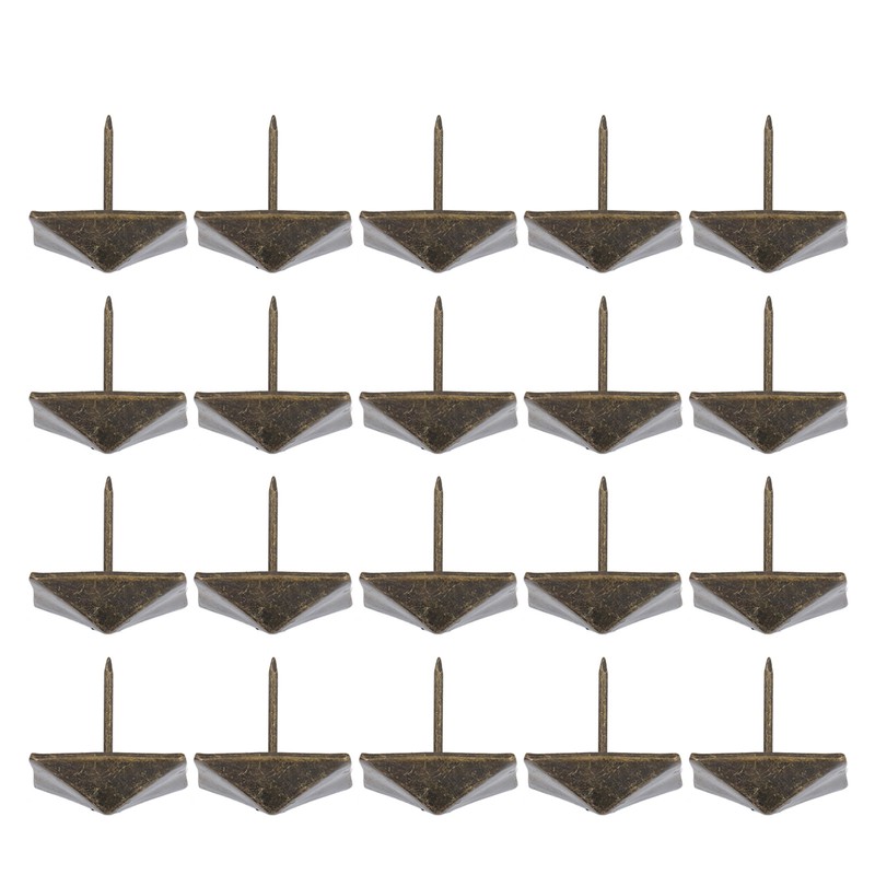 20 Pcs Antique Decorative Tacks Quadrate Appearance Clavos Decorative Nails