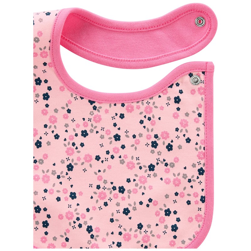 Simple Joys by Carter's Baby 7-Pack Teething Bibs, Pink/Mint Green,
