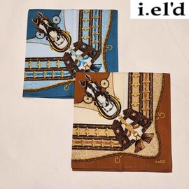 Ield 대구백화점 아이엘드남녀1매 나염 손수건 (ISO5203) Daegu Department Store Ield Unisex Printed Handkerchief (ISO5203)