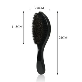 CONGGUAN Boar Bristle Hair Brush Wet and Dry Hair Hairbrush Magic Wave Brush Teasing Hair Brush for Man Women Boys Girls