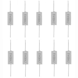 (Pack of 10) 5W 30K Ohm 5% Power Wirewound Ceramic Horizontal Cement Resistor