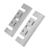 Yctze Pair of HighSpeed Steel Woodworking Planer Blades for Manual