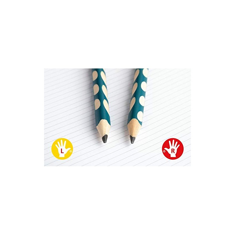 Thin Ergonomic Graphite Pencil - STABILO EASYgraph S - Left-Handed