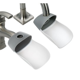 Nuby 2-in-1 Faucet Extenders for Toddlers - 2 Pack - Sink Extension for Bathroom or Kitchen - Helps Water Reach Kids for Handwashing