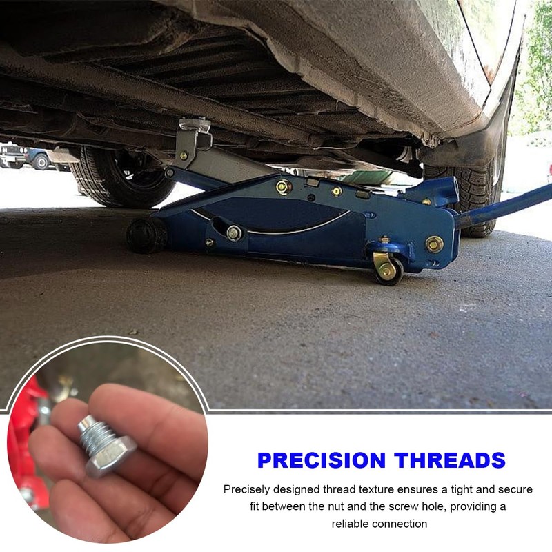 NYTKL 2 PCS Car Floor Jack Handle Bolts, Horizontal Floor