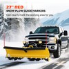Snow Plow Blade Markers/Guides Kit 27" 304L Stainless Steel Base