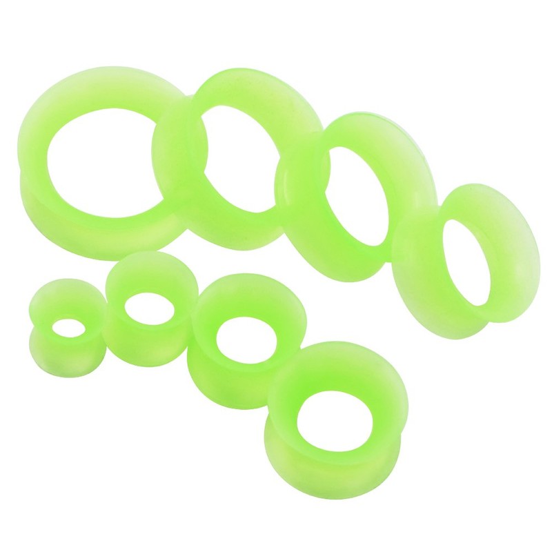 Longbeauty 11 Pair Thin Silicone Ear Skin Flexible Flesh Double