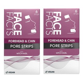 12x Face Facts Witch Hazel Forehead & Chin Pore Strips – Bundled by Smart Cutie