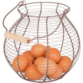 Wire Egg Basket - Vintage Style - By Trademark Innovations
