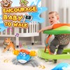 Hapikids Crawling Crab Toy, Baby Toys 0-6 Months Musical Light
