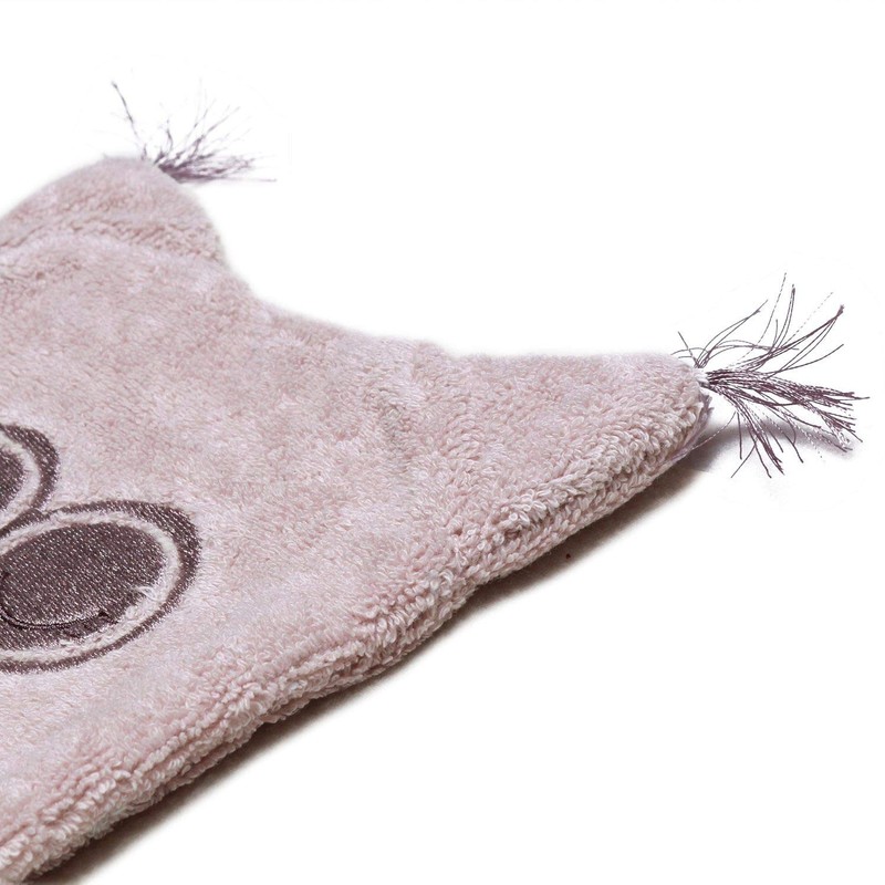 Pippi 100% Organic Cotton Wash Cloth, lightpink