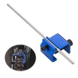 Poemtian Chain Alignment Tool for Motorcycle, Generic Motorcycle Chain Alignment Tool Chain Adjustment, Positioning Rod Design Repair Tool for ATVs, Motorcycles, and Other Vehicle Chains