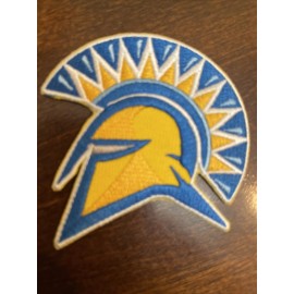 SJSU SAN JOSE STATE SPARTANS Vintage Embroidered Iron-On Patch 3” X 2.75”