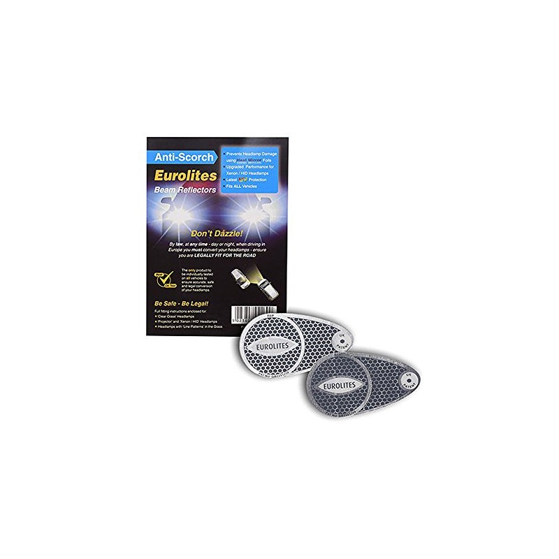 2X SETS OF HEADLAMP BEAM DEFLECTORS HEAD LIGHT CONVERTORS ADAPTOR