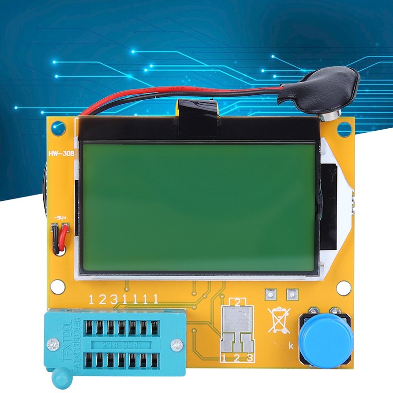 Transistor Tester Checker Graphical LCRT4 ESR SCR Meter 12864 LCD