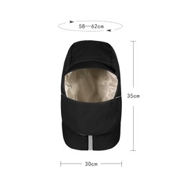 Winter Windproof Full Hood Hat Cycling Balaclava Waterproof Russian Outdoor Trapper Plus Hat with Earflap Skiing Cap Black