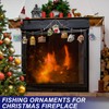 40 Pcs Fishing Ornament Gifts for Christmas Tree 2026 Hanging