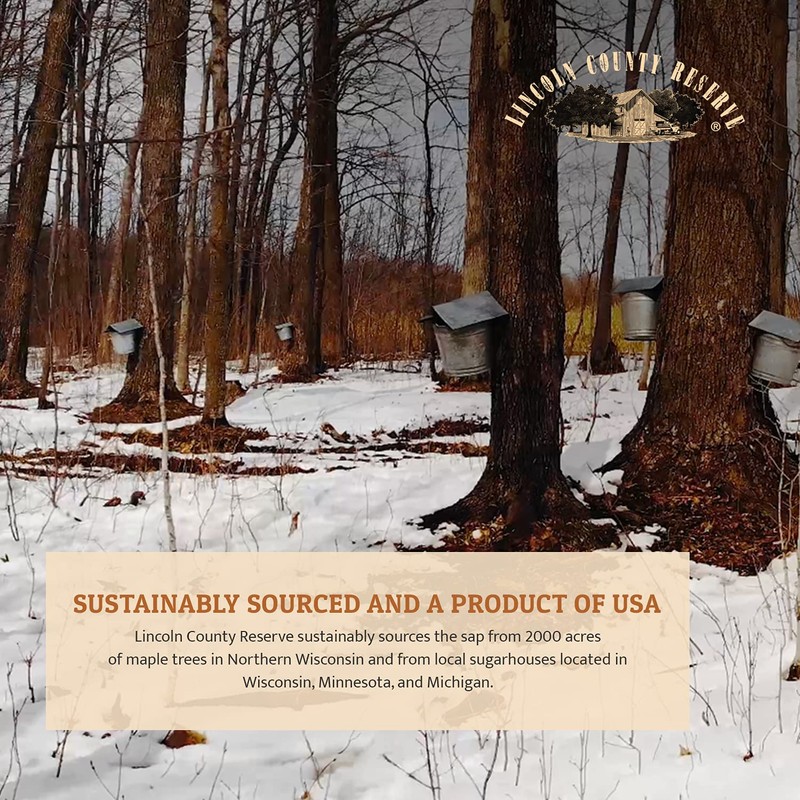 Lincoln County Reserve 100% Pure Maple Syrup with Robust Taste