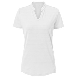 Rdruko Women's Hiking Shirts Short Sleeve UPF 50+ Sun Protection Lightweight Dry Fit Running Fishing Shirts(White, US L)