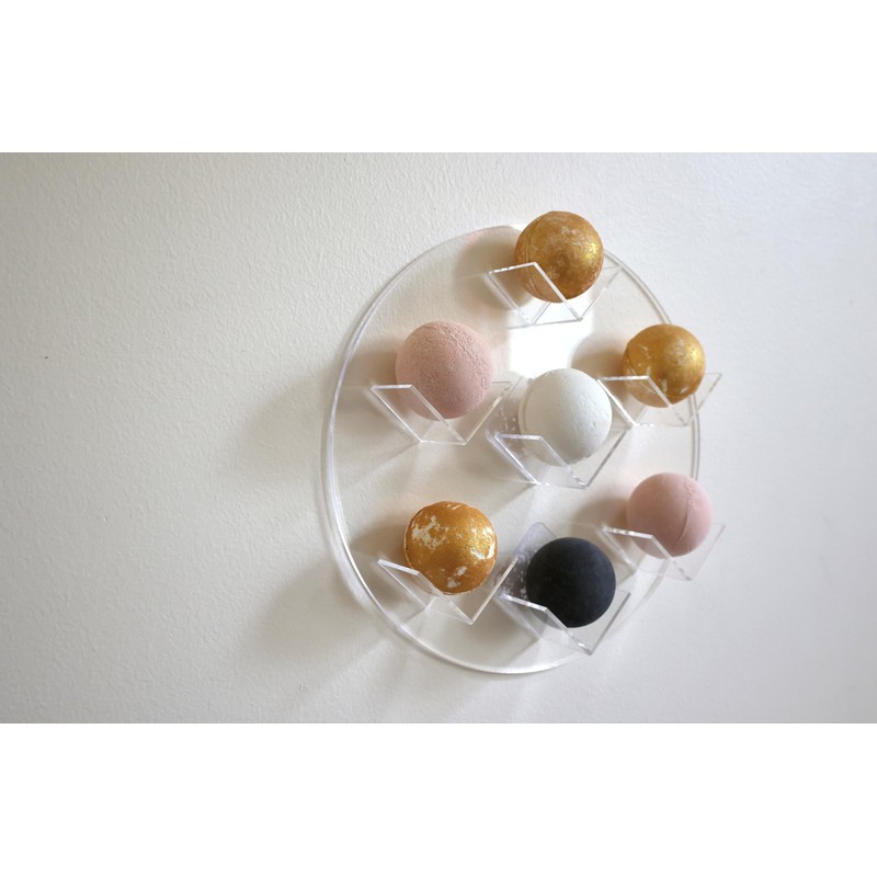 Bath Bomb Holder, Decorative Organizer for Bath Fizzers