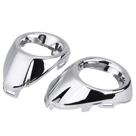 Pair of Front Bumper Fog Light Fog Lamp Bezel Cover Trim for Ford Focus 2012-2014