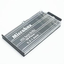 Hand Twist Drill Pin Vice 0.3-1.6mm 20p Mini Micro Bit Jewellery Steel