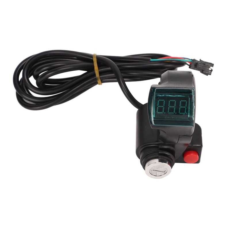 Electric Bike Twist Throttle ABS with Green Screen Lock Keys