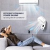 Simple Deluxe 7 inch Wall Mount Fan, 3 Speeds &