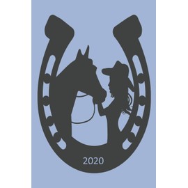 2020: Horse Diary, Planner - Week Per View - Gift for Horse Lover, Cowgirl, Equestrian Gift
