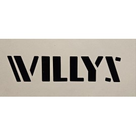 Unbranded DECAL FOR WILLYS OVERLAND MOPAR JEEP  MB MILITARY DODGE POWER WAGON