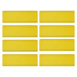 Dyslexia Tools for Kids, 8 Pieces Guided Reading Strips with Yellow Colored Overlays, Reading Tracking Rulers for Dyslexia, ADHD, Visual Stress
