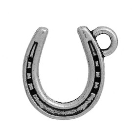 JGFinds Western Lucky Horseshoe Charms for Jewelry Making, Bulk 95 Pack
