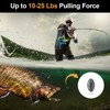 Realure 60 Pcs Fishing Float Stops, 6 in 1 Rubber