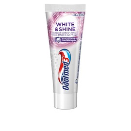 Odol Med3 White Shine Travel Toothpaste Travel Size 15 ml, Mini Toothpaste for Travel, Toothpaste for Travel & Holiday, Whitening Toothpaste, Hand Luggage