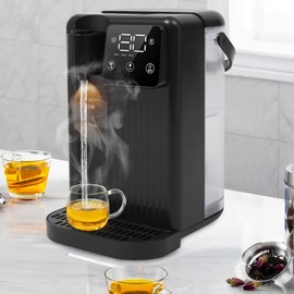 BANLICALI 3s Instant Hot Water Dispenser, 1700W Countertop Hot Water Dispenser w/LED Display & 3L Water Tank, 77℉-210.2℉, Water Warmer Hot Water Dispenser for Travel Hotel Office Black 110-120V