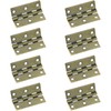 8 PCS 2.5-inch Door Hinges, Bearing Hinges for Small Furniture