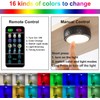 LED Puck Lights with Remote Battery Operated Under Cabinet Lighting