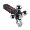 TOPTOW Trailer Hitch Tri-Ball Hitch Mount with Beast Tow Hook