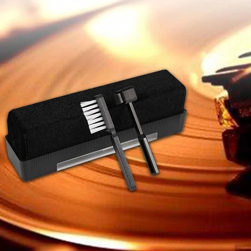 ZENWORYS Vinyl Record Cleaning Kit Anti Static Brush Dust-Remover for