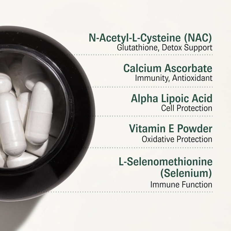 Vital Haven NAC Supplement - N-Acetyl-Cysteine 600mg + Selenium +