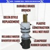 Lasco S-735-4T Import Diverter Stem ,0489,Delex Pattern Broach, For 3
