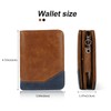 AdiStylinno Mens Wallets, Retro PU Leather Wallet for Men, Fashion