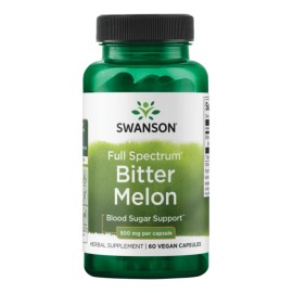 Swanson Melón Amargo Full Spectrum 500mg, 60 Cápsulas Sabor Sin sabor
