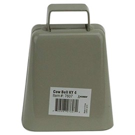 Neogen 7607 KY 4 Metal Cow Bell, Cream